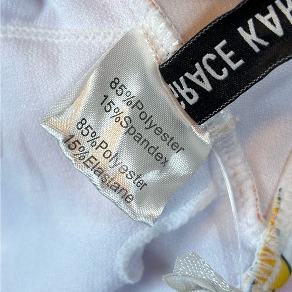 NWT Grace Karin One Piece Retro Print Colorful Swimsuit / Size large - Picture 9 of 11